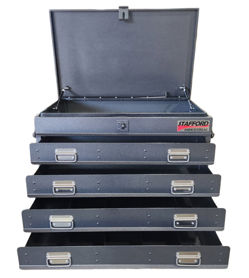 STAFFORD INDUSTRIAL TC880 SERIES 4 DRAWER TRUCK BOX BLACK