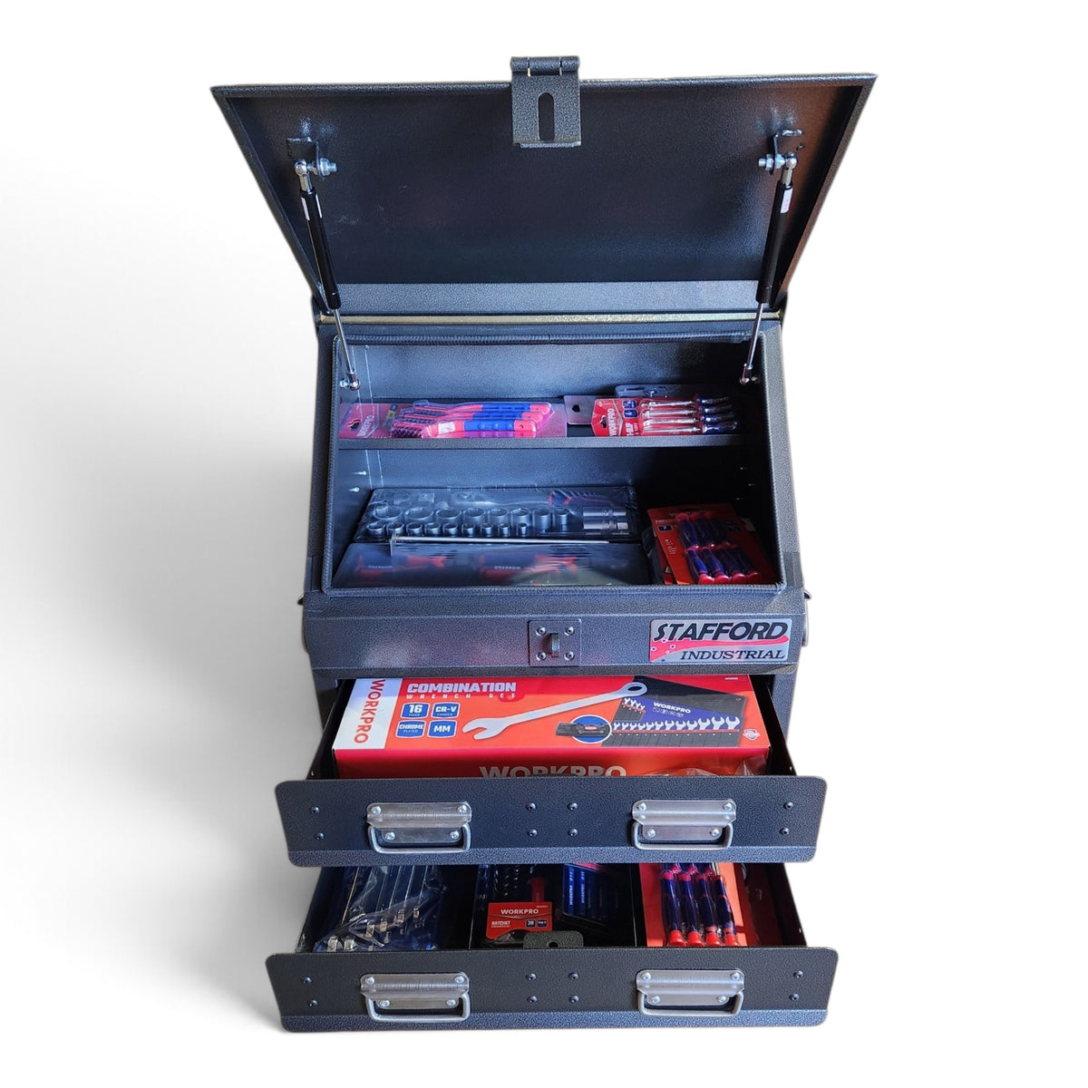 WORKPRO 290PCE TOOLKIT WITH TC550A-2GSB