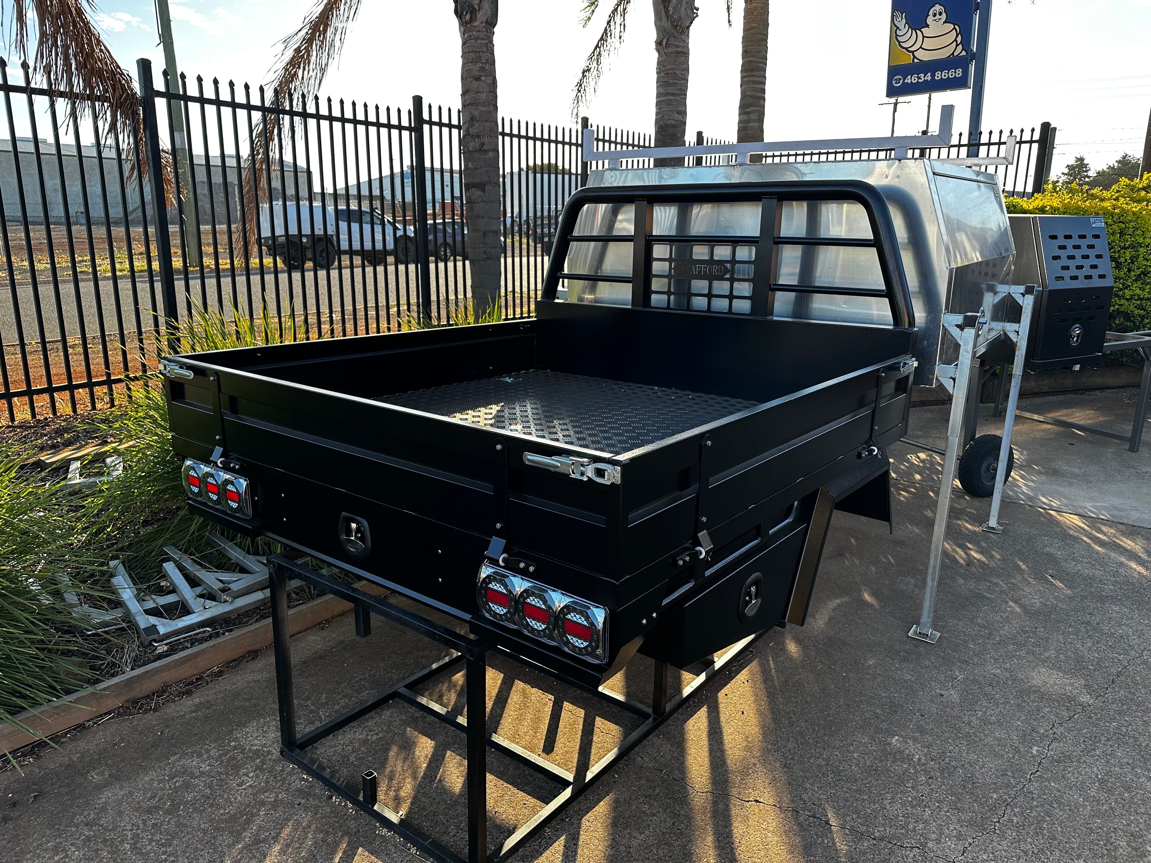 STAFFORD INDUSTRIAL 1800MM BARE ALLOY UTE TRAY PACKAGE BLACK