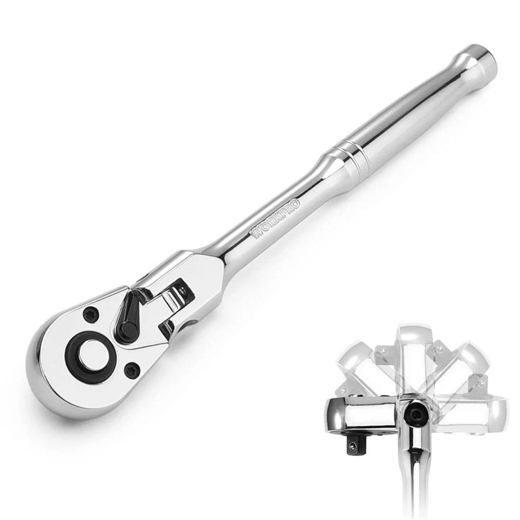 WORKPRO 3/8" DR FLEX HEAD RATCHET HANDLE