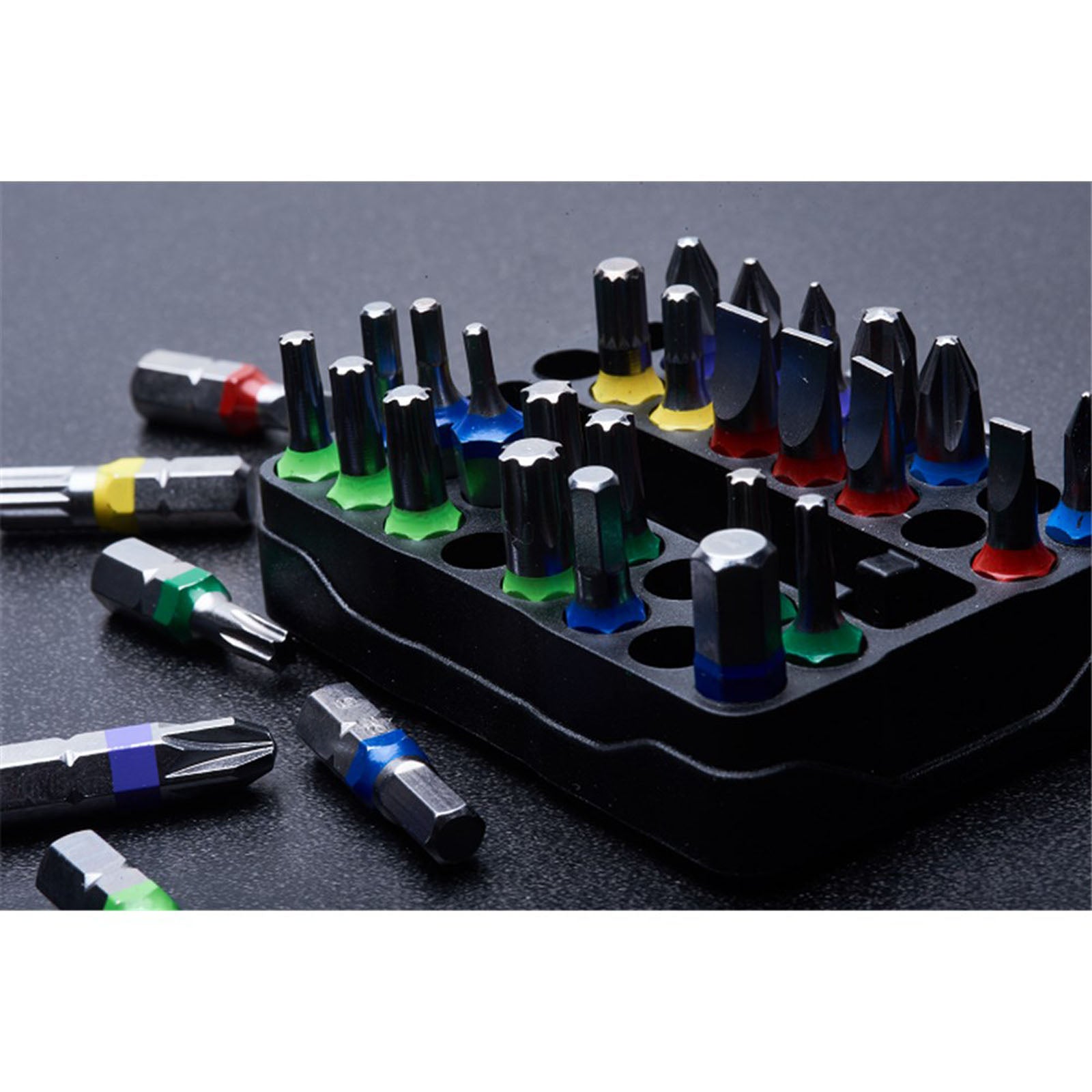 TORX & HEX BIT/HOLD SET 33PC