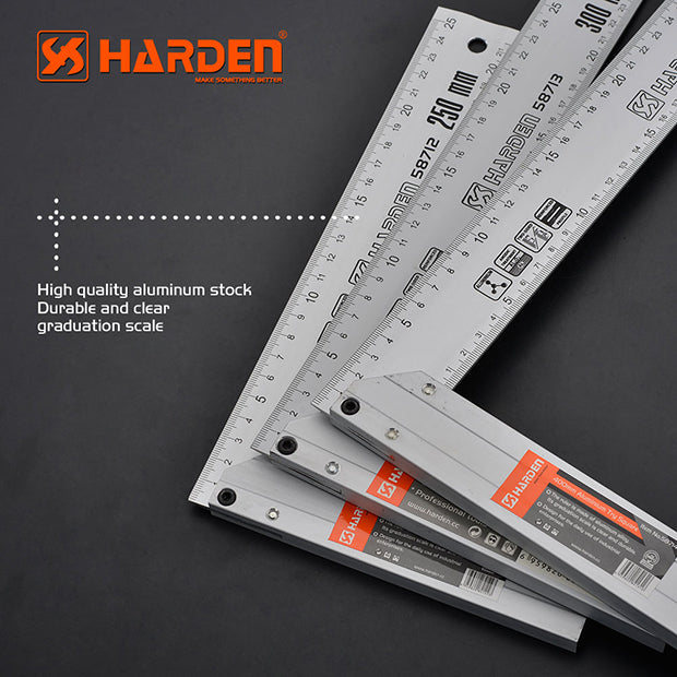 HARDEN 250MM AL TRY SQUARE