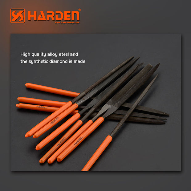 HARDEN 10PCE 160MM NEEDLE FILE SET