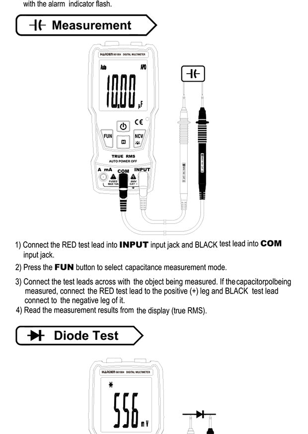 HARDEN INTELLIGENT DIGITAL MULTIMETER