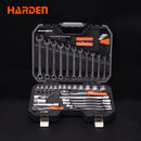 HARDEN 77PCE METRIC 1/2" & 1/4" DR SOCKET SET