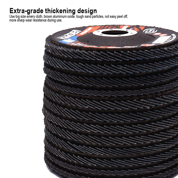 HARDEN 115x22.2MMx40# FLAP DISC W/FIBERGLASS BACK