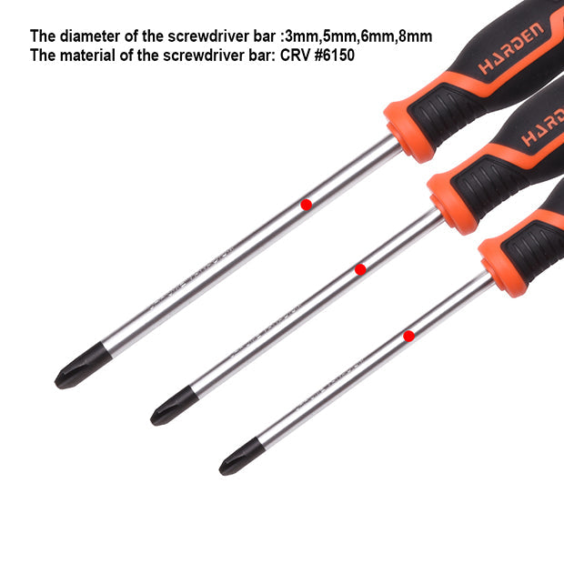 HARDEN SCREWDRIVER PH2 X 300MM
