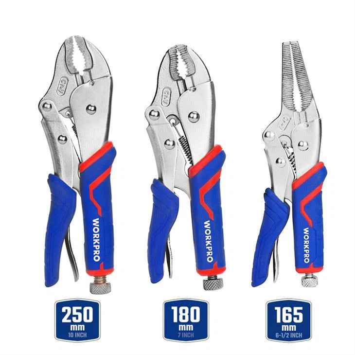 WORKPRO LOCKING GRIP PLIER SET 3P