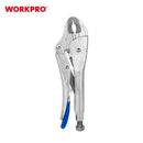 WORKPRO 250MM CURVED V GRIP PLIERS