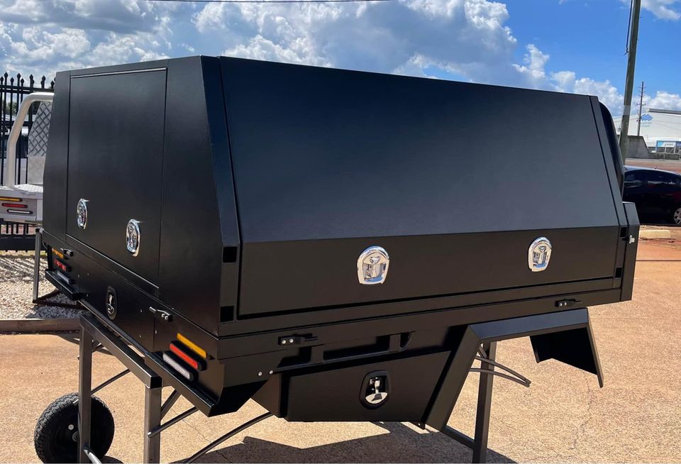 STAFFORD INDUSTRIAL ALUMINIUM UTE TRAY AND 2000MM CANOPY COMBO TO SUIT RAM