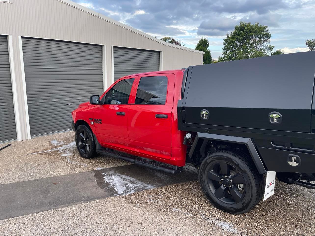 STAFFORD INDUSTRIAL ALUMINIUM UTE TRAY AND 1600MM CANOPY COMBO TO SUIT RAM