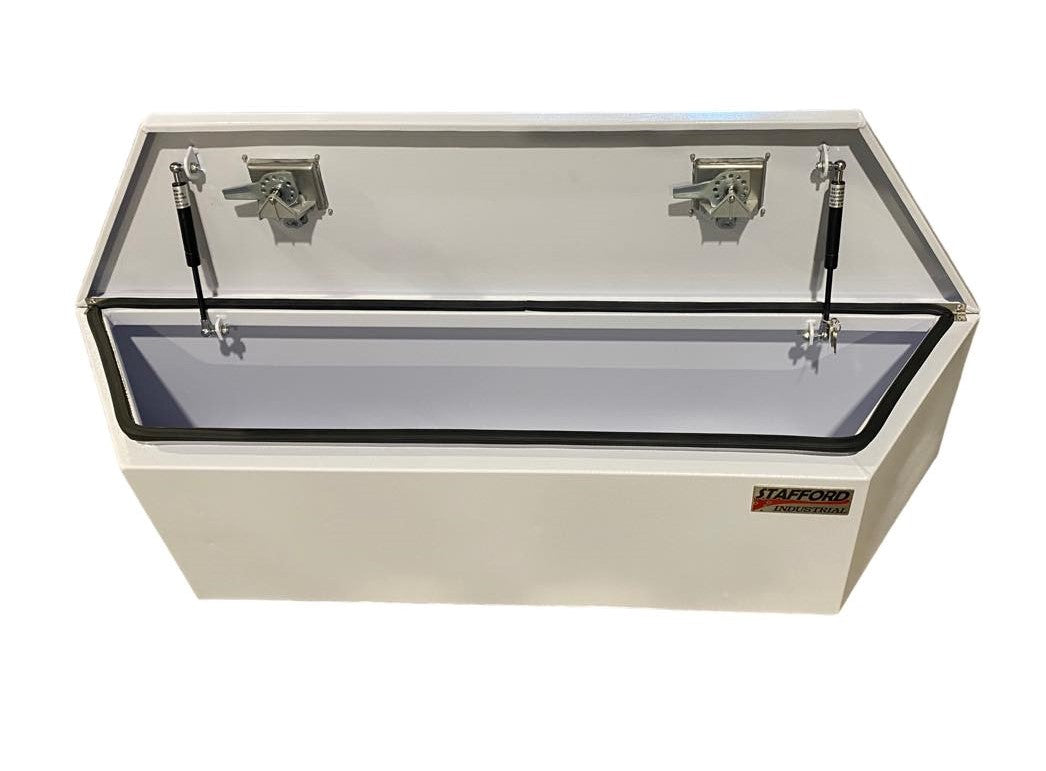 STAFFORD INDUSTRIAL ALUMINUM DRAW BAR BOX WHITE