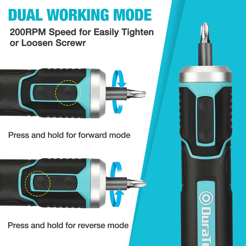 DURATECH 41pc 3.6V Li-ion Rechargeable Screwdriver Set DT105020