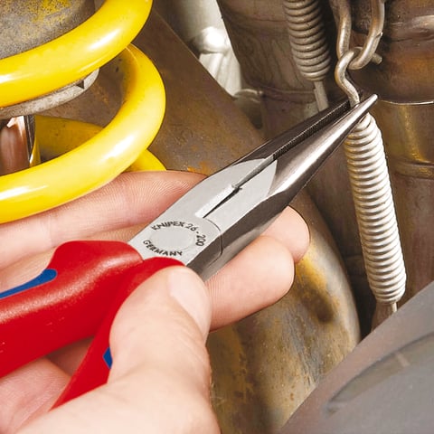 KNIPEX SNIPE NOSE PLIER BENT 200MM