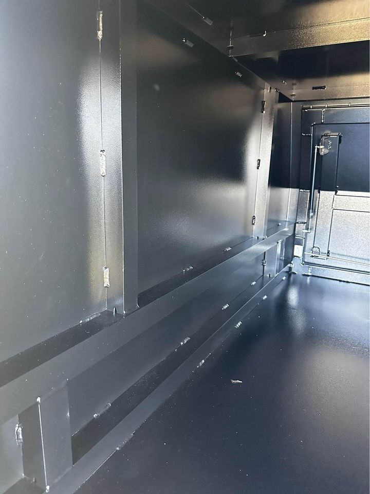 STAFFORD INDUSTRIAL UTE CANOPY 1200MM X 1780MM X 860MM ALU BLACK 2 DOOR 3MM