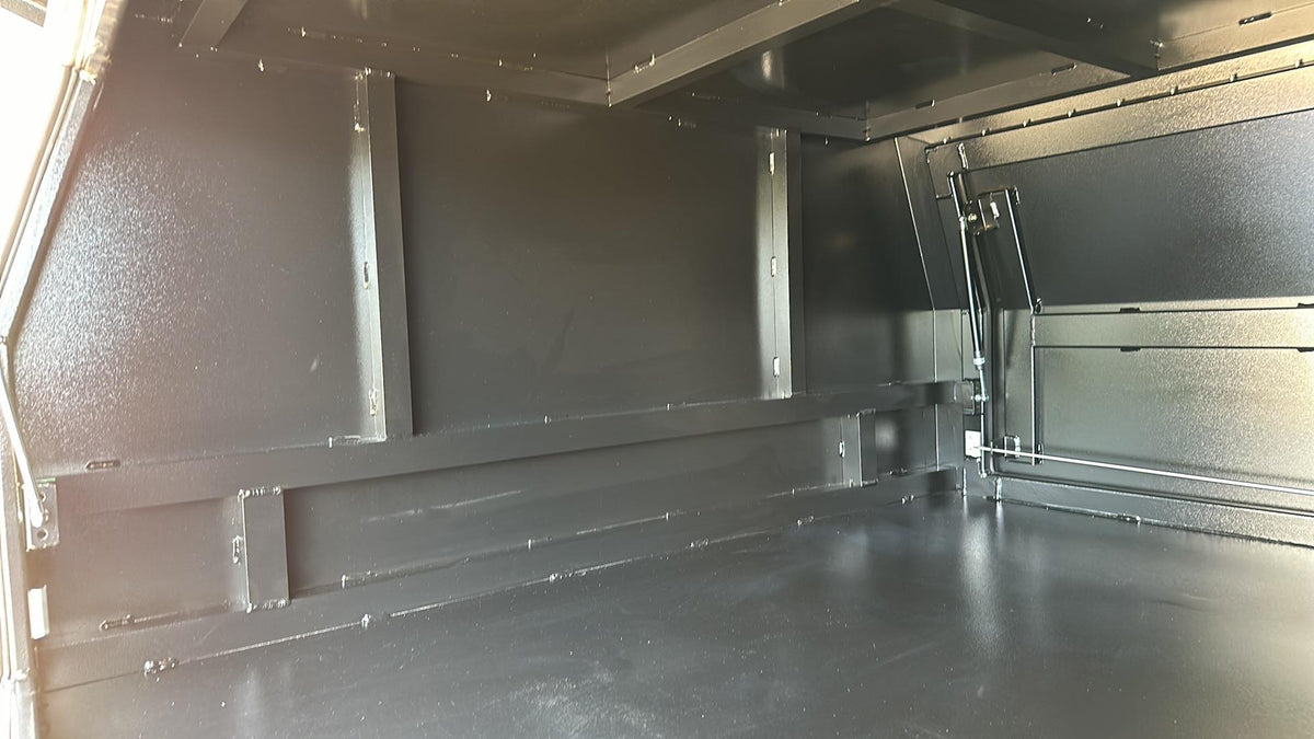 STAFFORD UTE CANOPY 2 DOOR BLACK 1800X1780X860MM