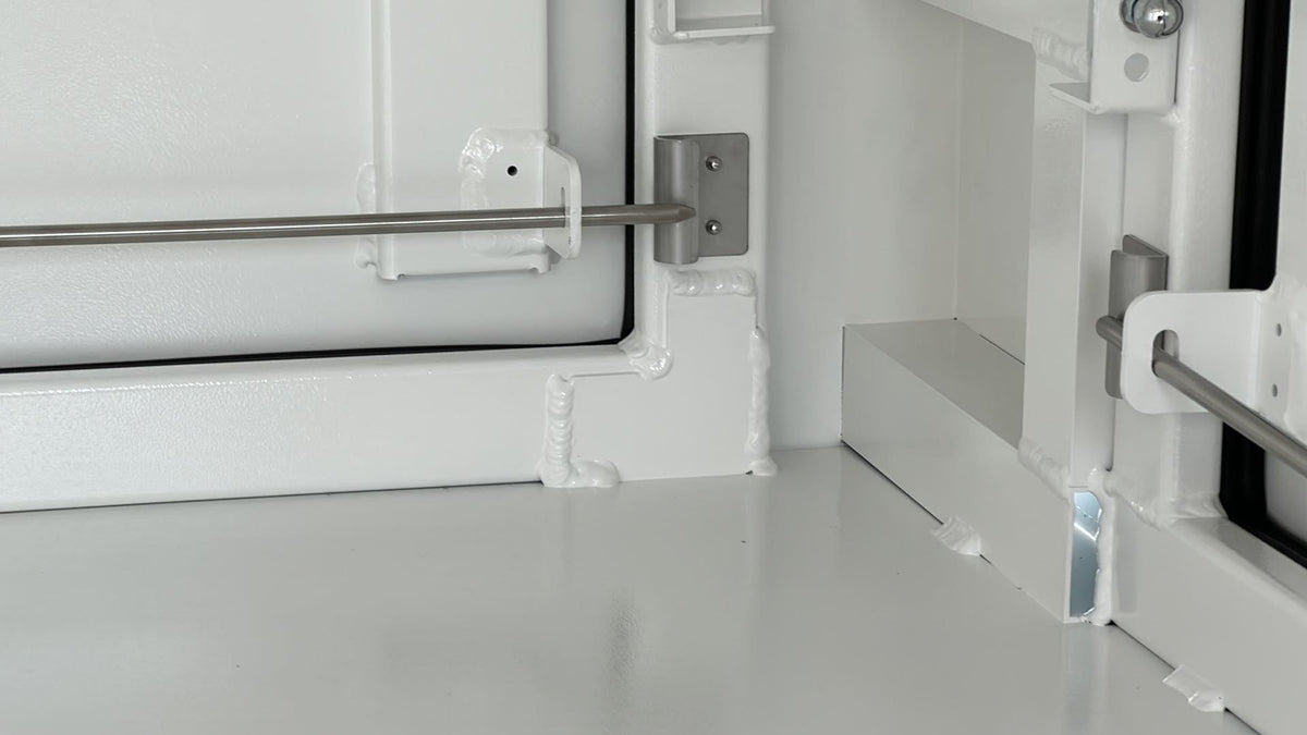 STAFFORD INDUSTRIAL CANOPY 3 DOOR WHITE 1800 x 1780 x 860MM 3MM