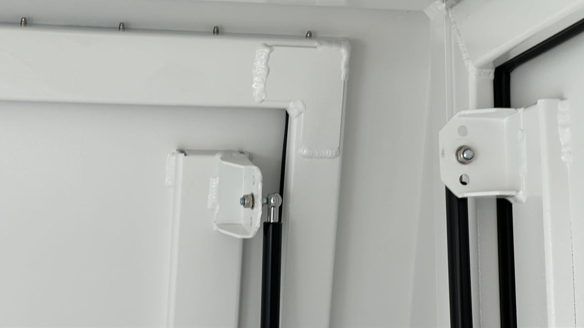 STAFFORD INDUSTRIAL CANOPY 3 DOOR WHITE 1800 x 1780 x 860MM 3MM