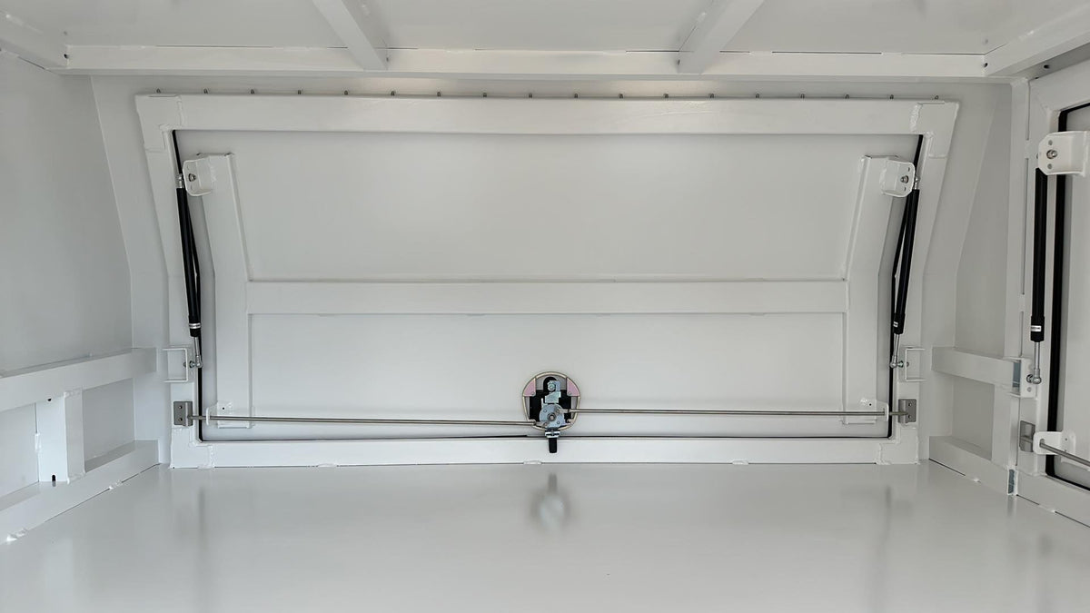 STAFFORD INDUSTRIAL CANOPY 3 DOOR WHITE 1800 x 1780 x 860MM 3MM