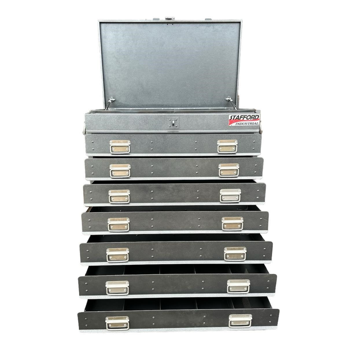 STAFFORD INDUSTRIAL TOOL TROLLEY BLACK7 DRAW EXTREMELY HEAVY DUTY