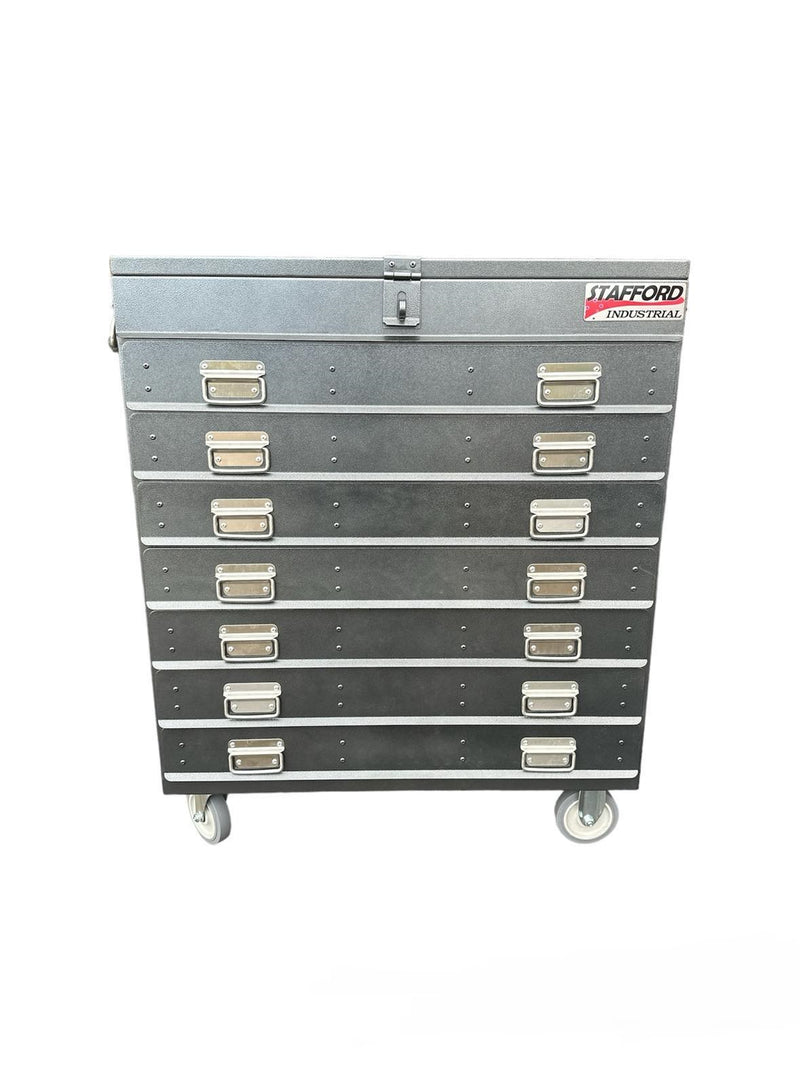 STAFFORD 7 DR TOOL TROLLEY BLACK