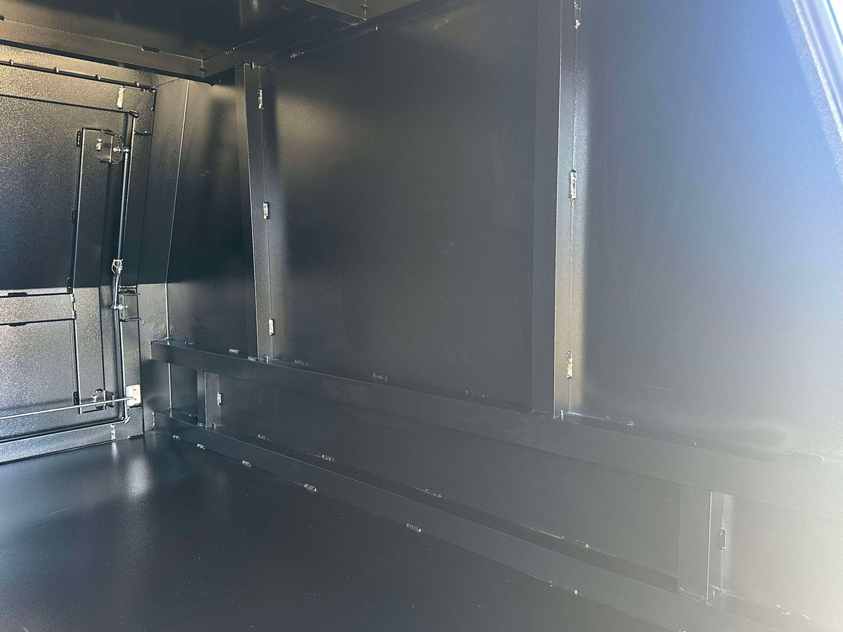 STAFFORD UTE CANOPY 2 DOOR BLACK 1800X1780X1000MM