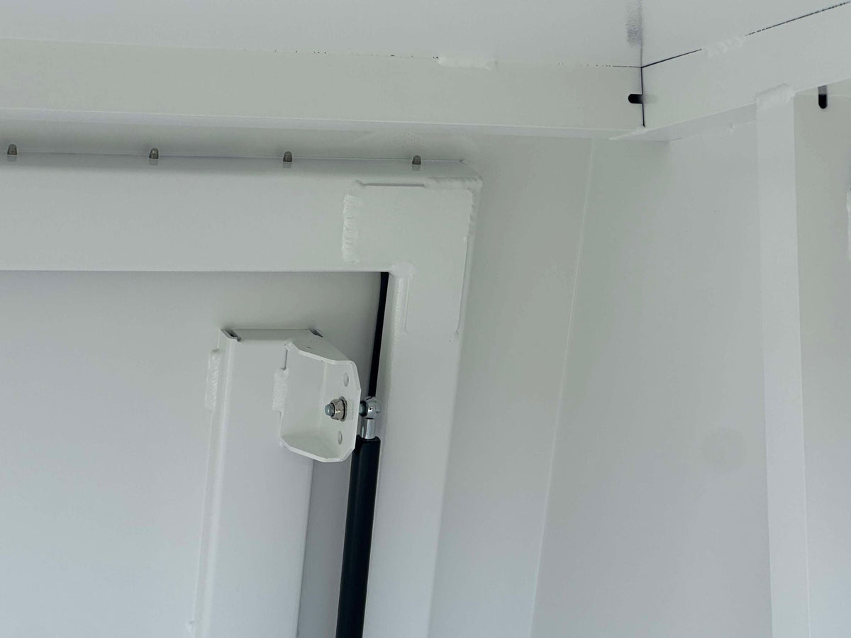 STAFFORD INDUSTRIAL UTE CANOPY 1800MM X 1780MM X 1000MM ALU WHITE 2 DOOR  3MM