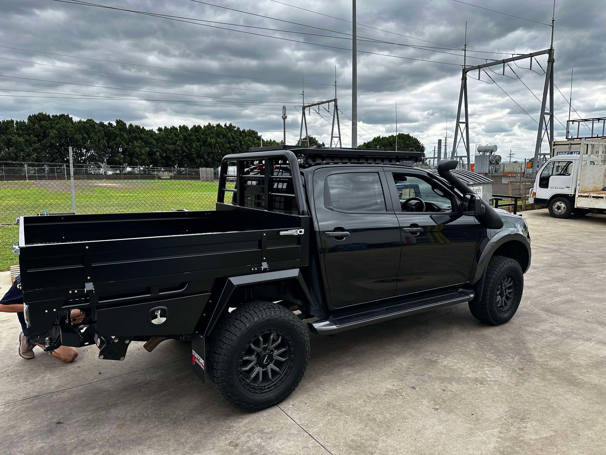 STAFFORD INDUSTRIAL 1800MM BARE ALLOY UTE TRAY PACKAGE BLACK