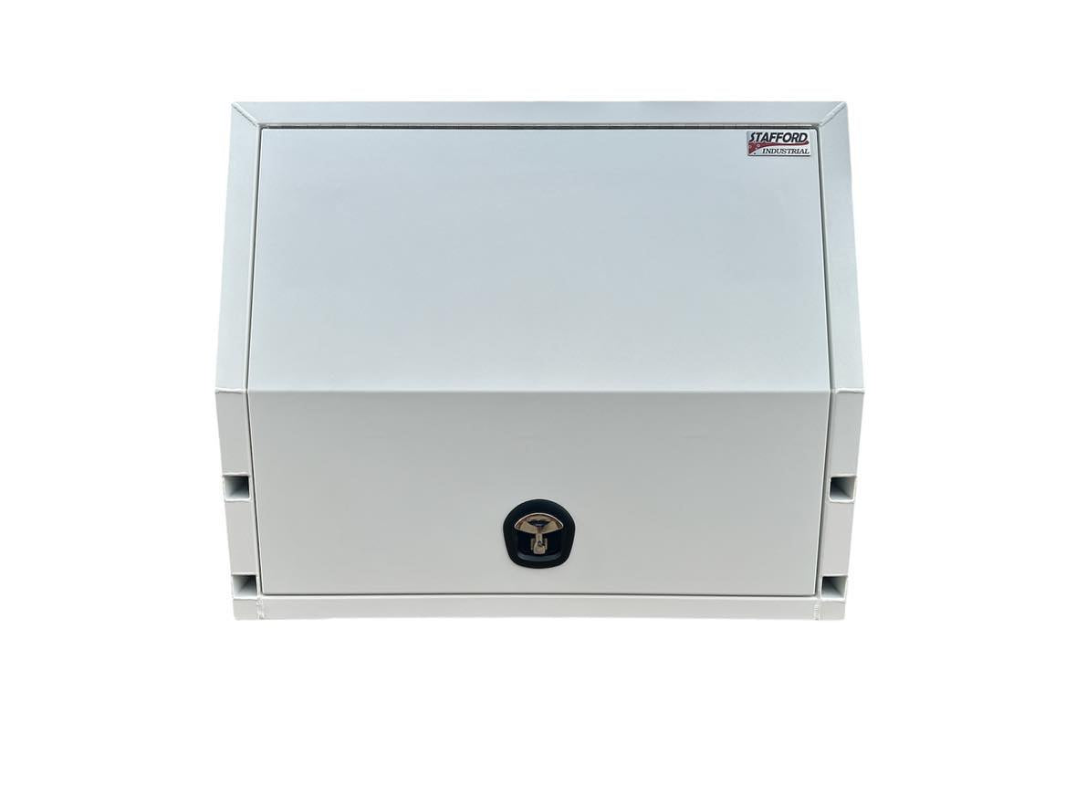 STAFFORD INDUSTRIAL UTE CANOPY 1200MM X 1780MM X 1000MM ALU WHITE 2 DOOR 3MM THICK