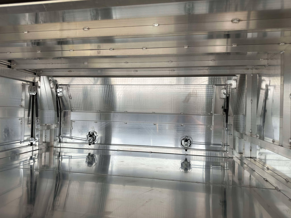 STAFFORD INDUSTRIAL UTE CANOPY 2100MM X 1780MM X 860MM FLAT ALUMINUM 3MM
