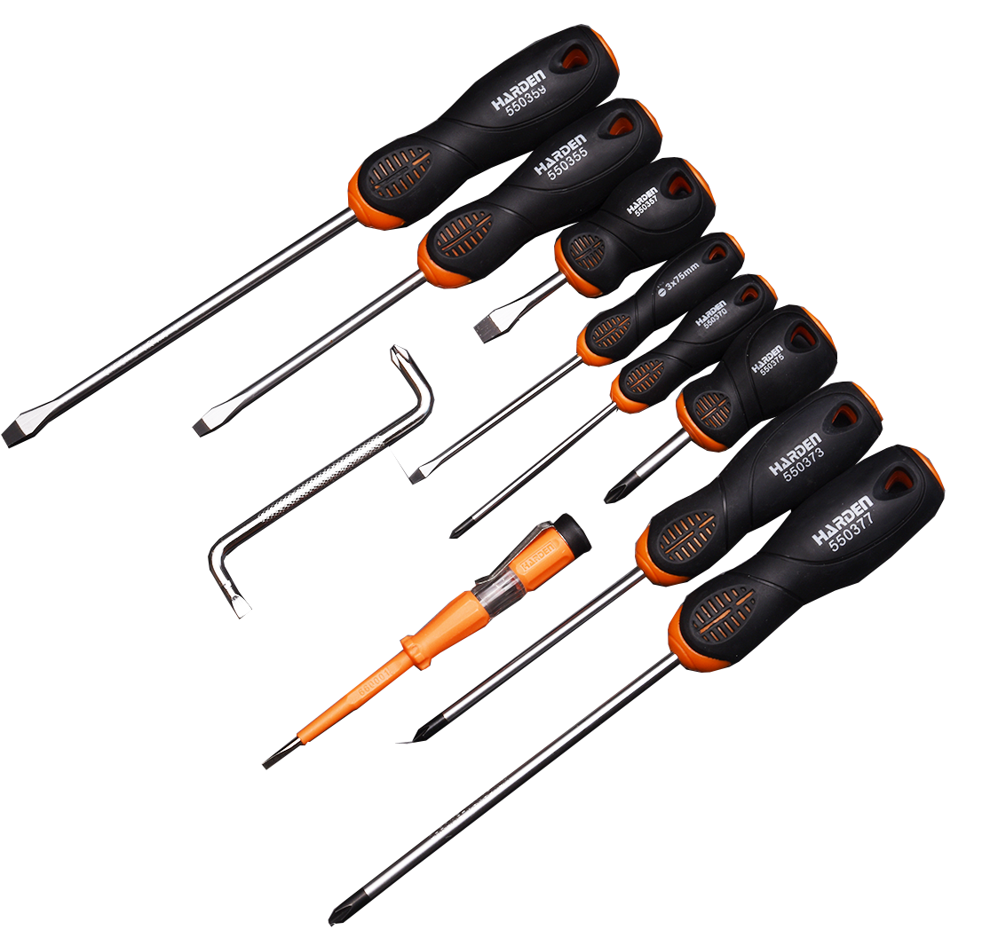 HARDEN 10PCE SCREWDRIVER SET