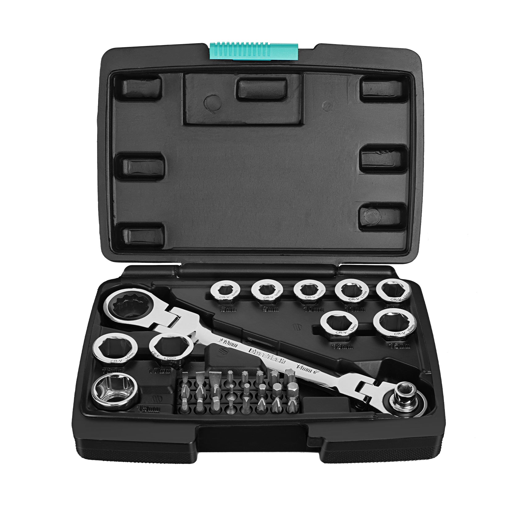 DURATECH 36PC FLEX HEAD RATCHETING DOUBLE BOX END