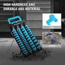 DURATECH 48-pieces Portable socket organizer tray blue