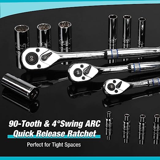 DURATECH 138 PCS Mechanic's Tool Set