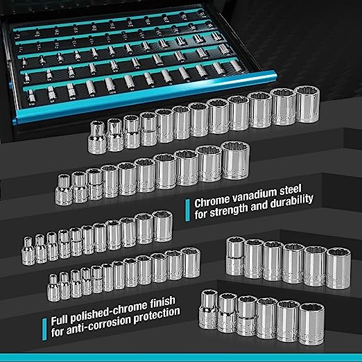 DURATECH 149PCE ADVANCED MECHANICS TOOL SET IN EVA TRAYS