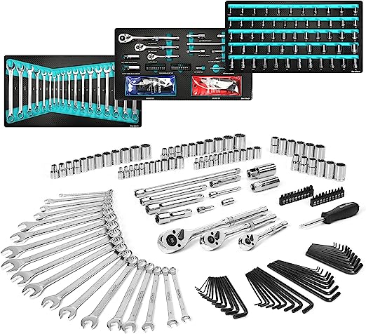 DURATECH 149PCE ADVANCED MECHANICS TOOL SET IN EVA TRAYS