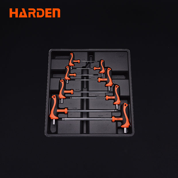 HARDEN 8PCE T-HANDLE HEX KEY SET