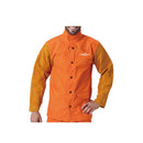 ULTRAMAX WELDING JACKET WITH ORANGE BODY/LEATHER SLEEVES XL
