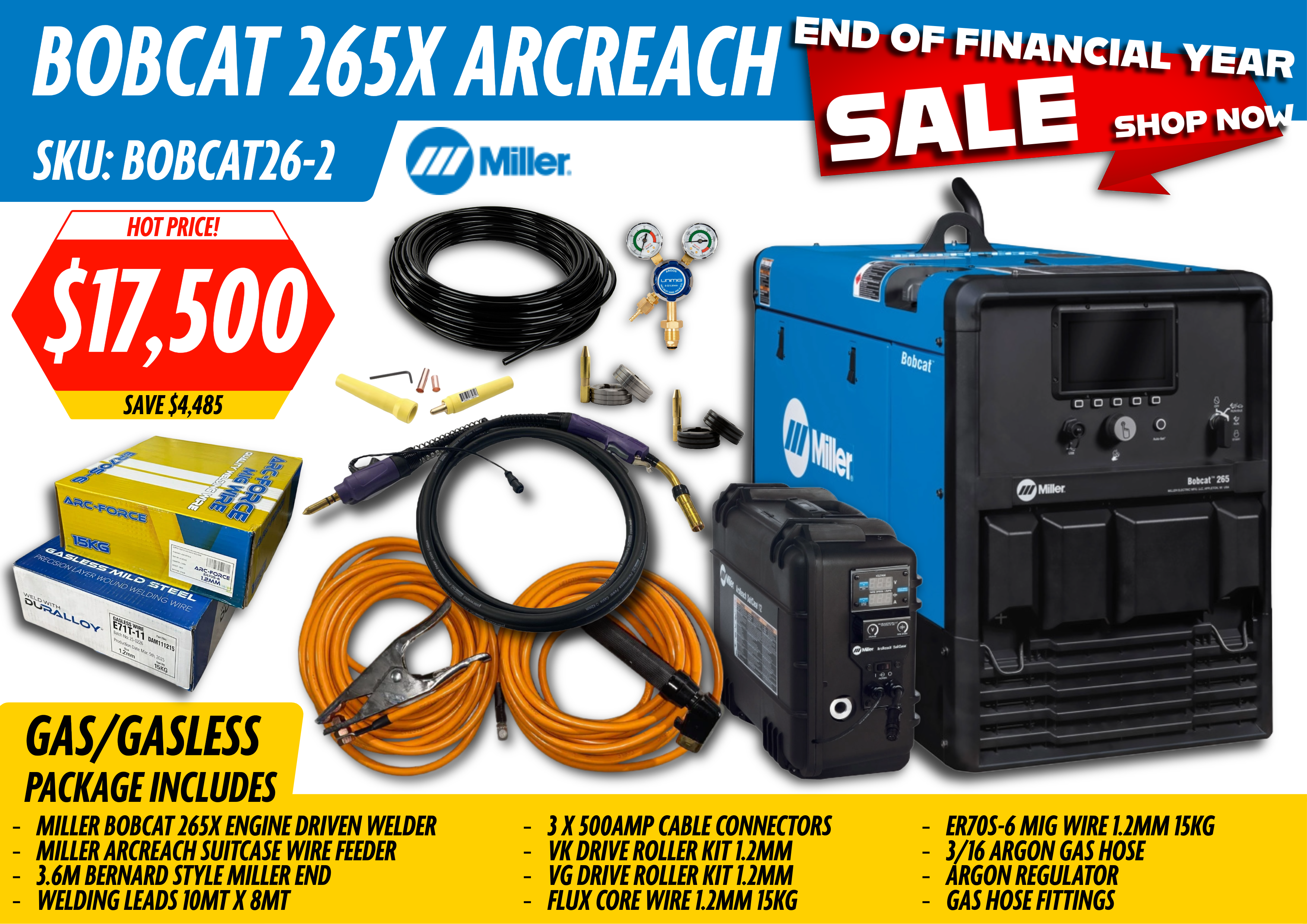 MILLER BOBCAT 265X ARCREACH