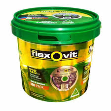 FLEXOVIT 125 X 1.0 X 22.2MM STEEL & STAINLESS STEEL MEGA LINE CUT-OFF TUB