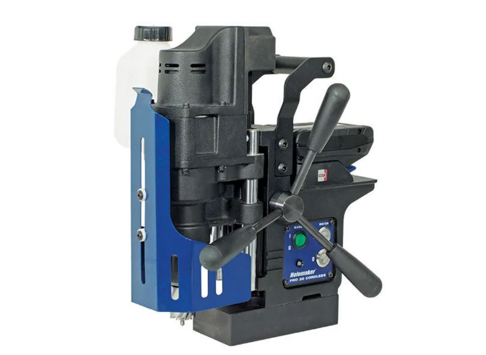 HOLEMAKER PRO35 18V CORDLESS MAGNETIC BASE DRILL, CAP: 35MM DIA X 52MM