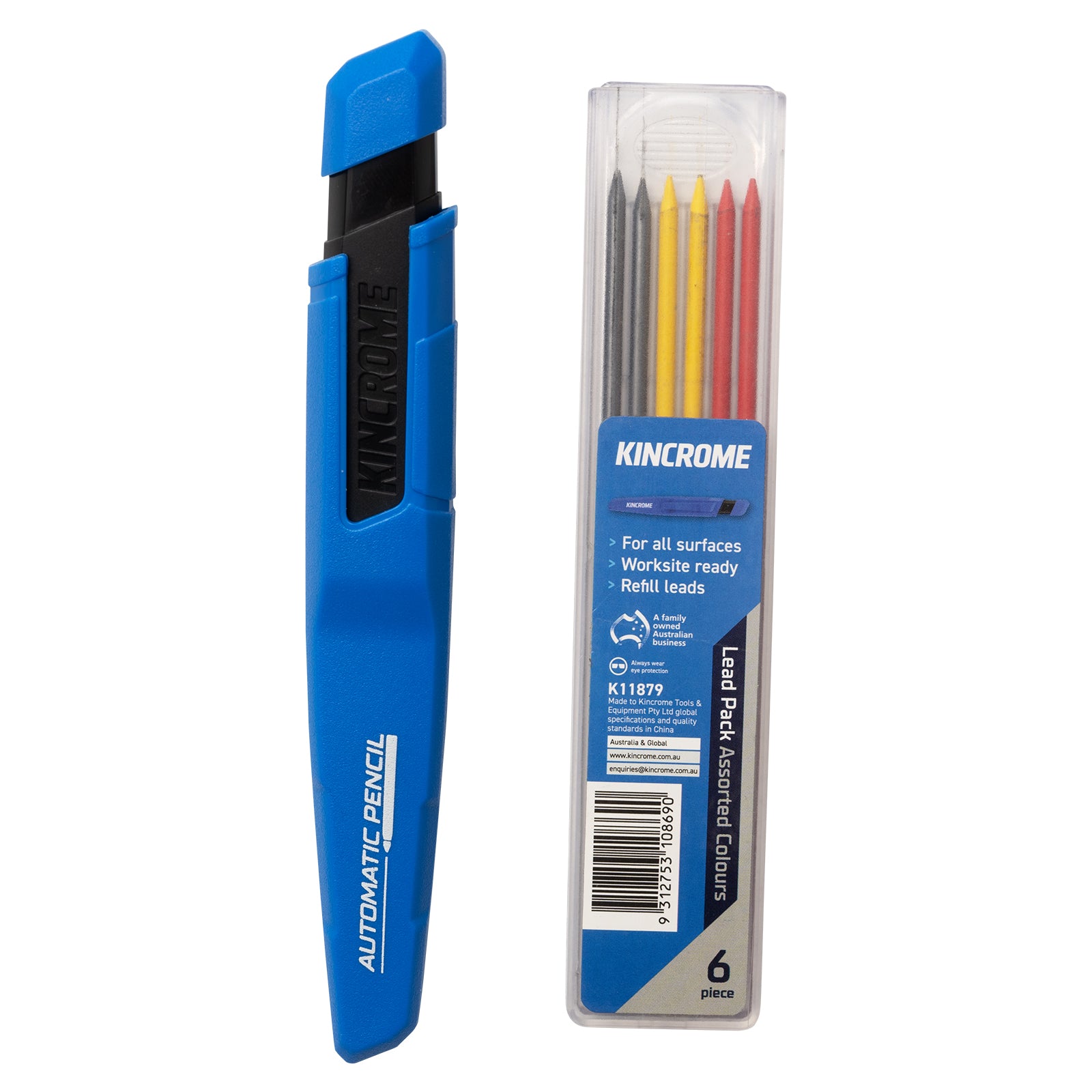 KINCROMEAUTO MECH PENCIL & MIX REFILL