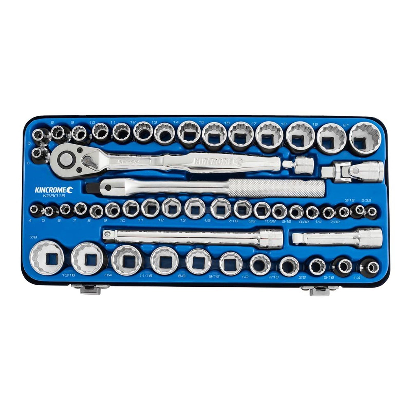 KINCROMESKT SET 52P 1/4 & 3/8D MET/IMP
