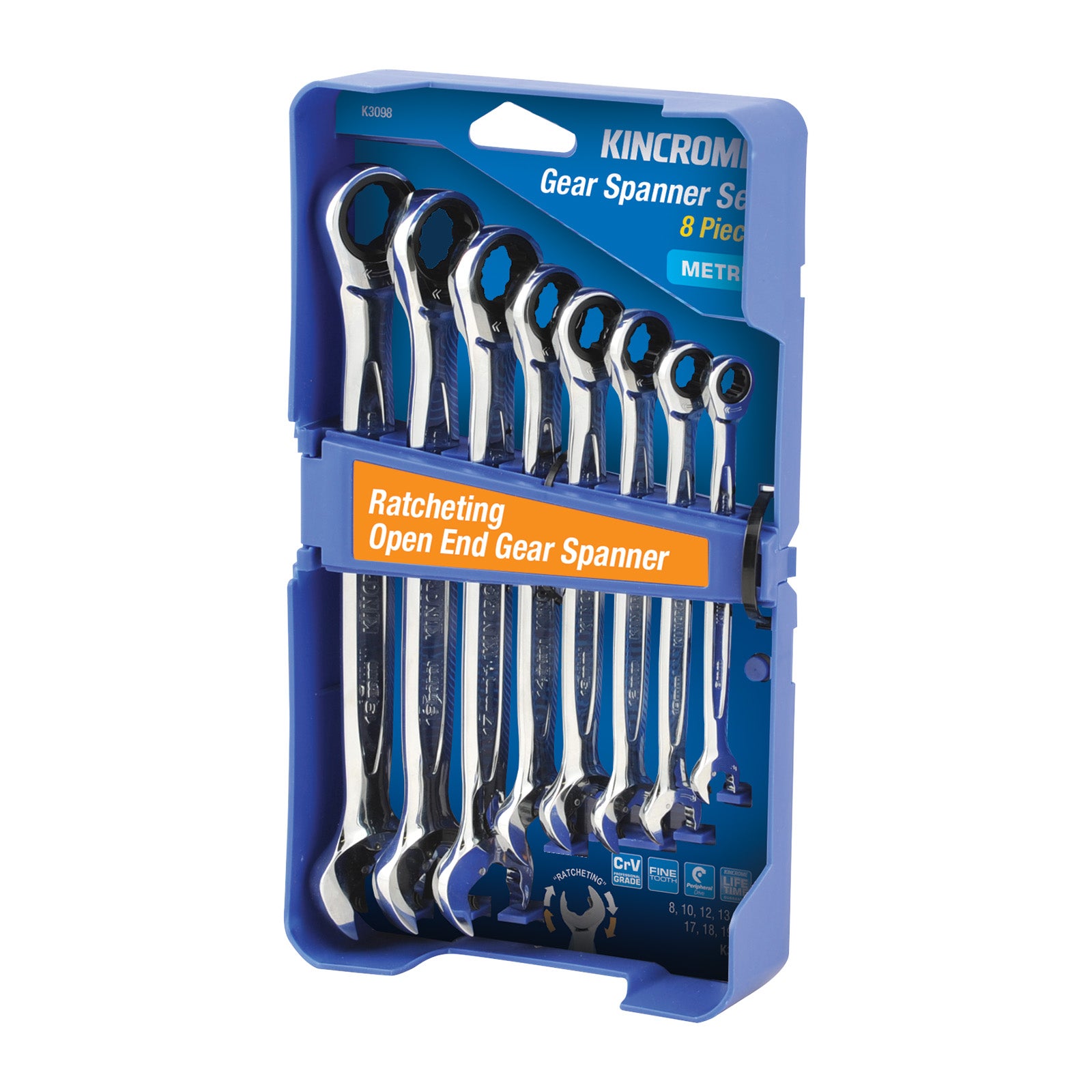 8P OPEN END RAT GEAR SPN - MET