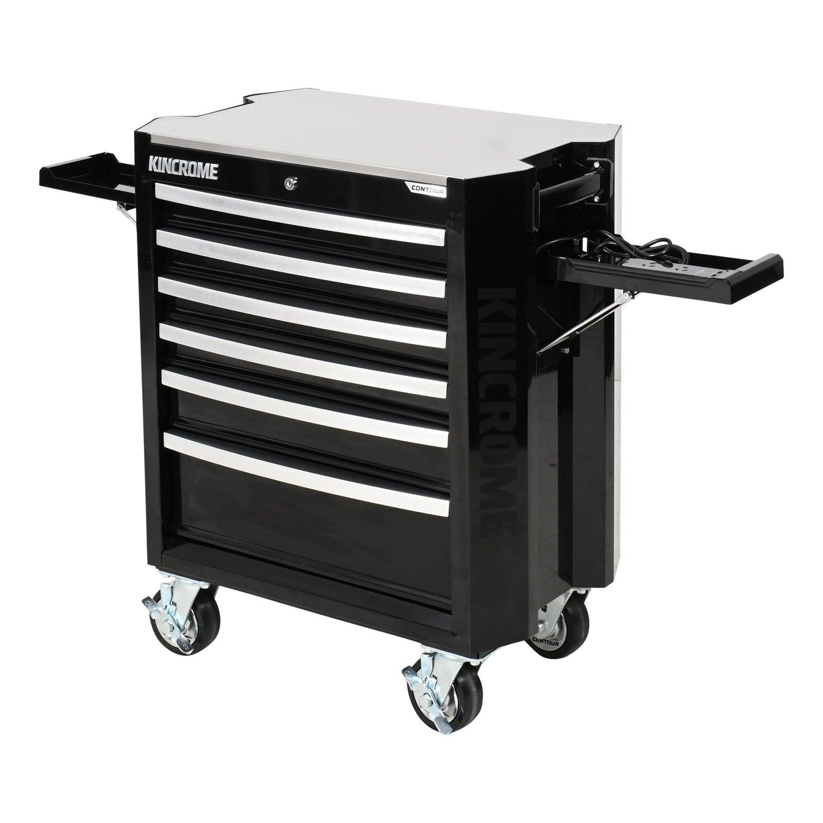 CONTOUR® TOOL TROLLEY 6 DRAWER 730MM (29") BLACK