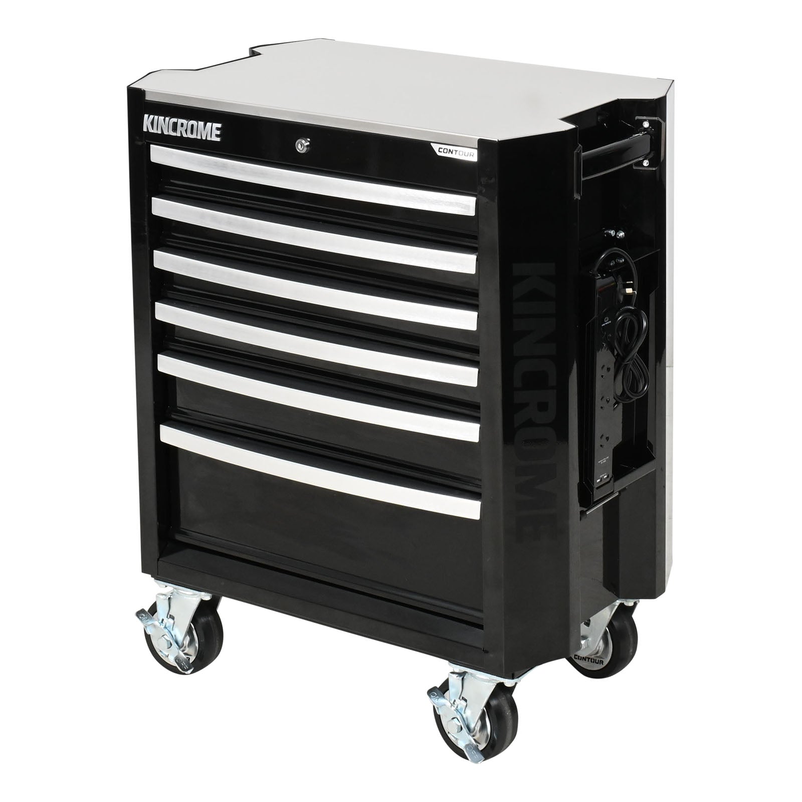CONTOUR® TOOL TROLLEY 6 DRAWER 730MM (29") BLACK