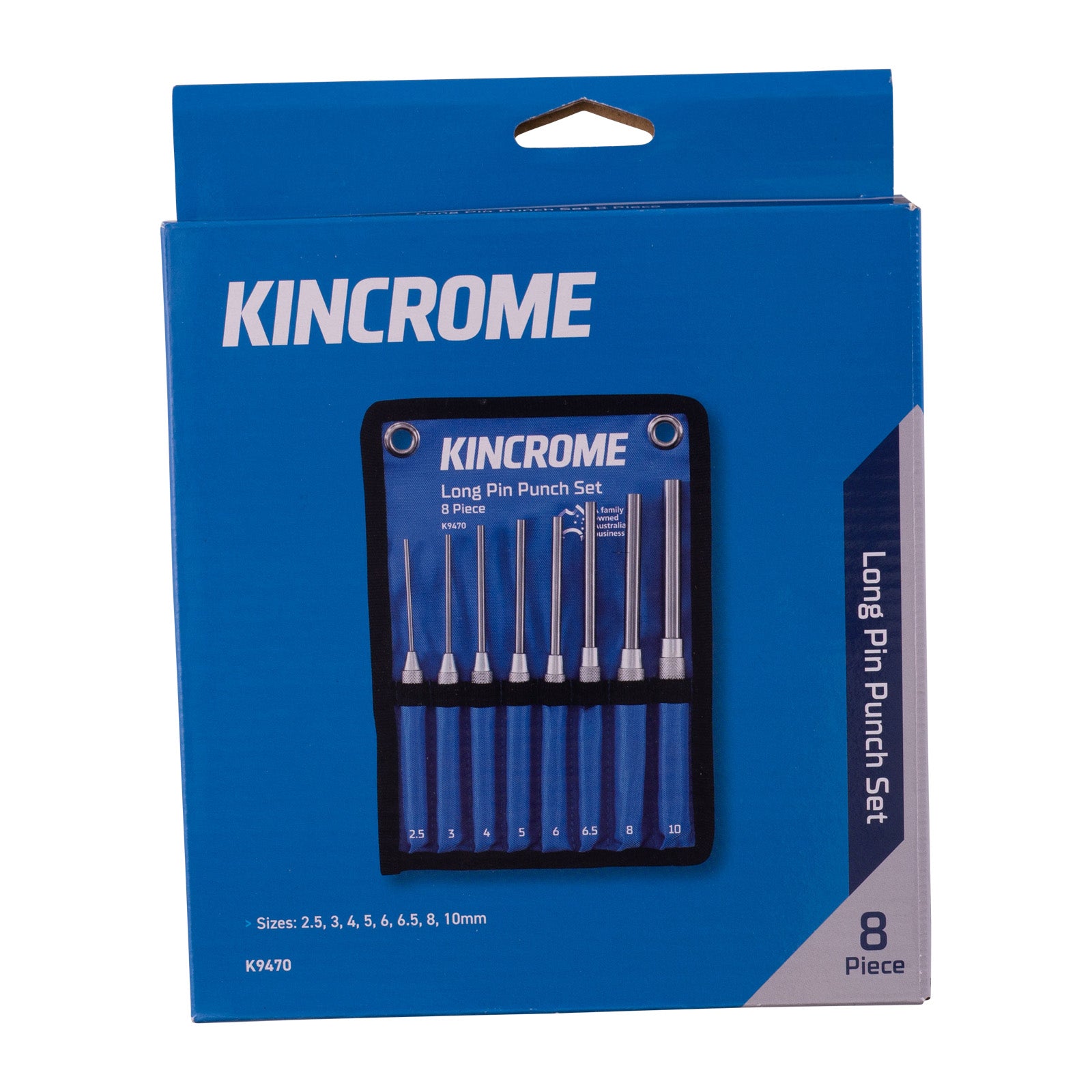PIN PUNCH SET LONG 8 PIECE