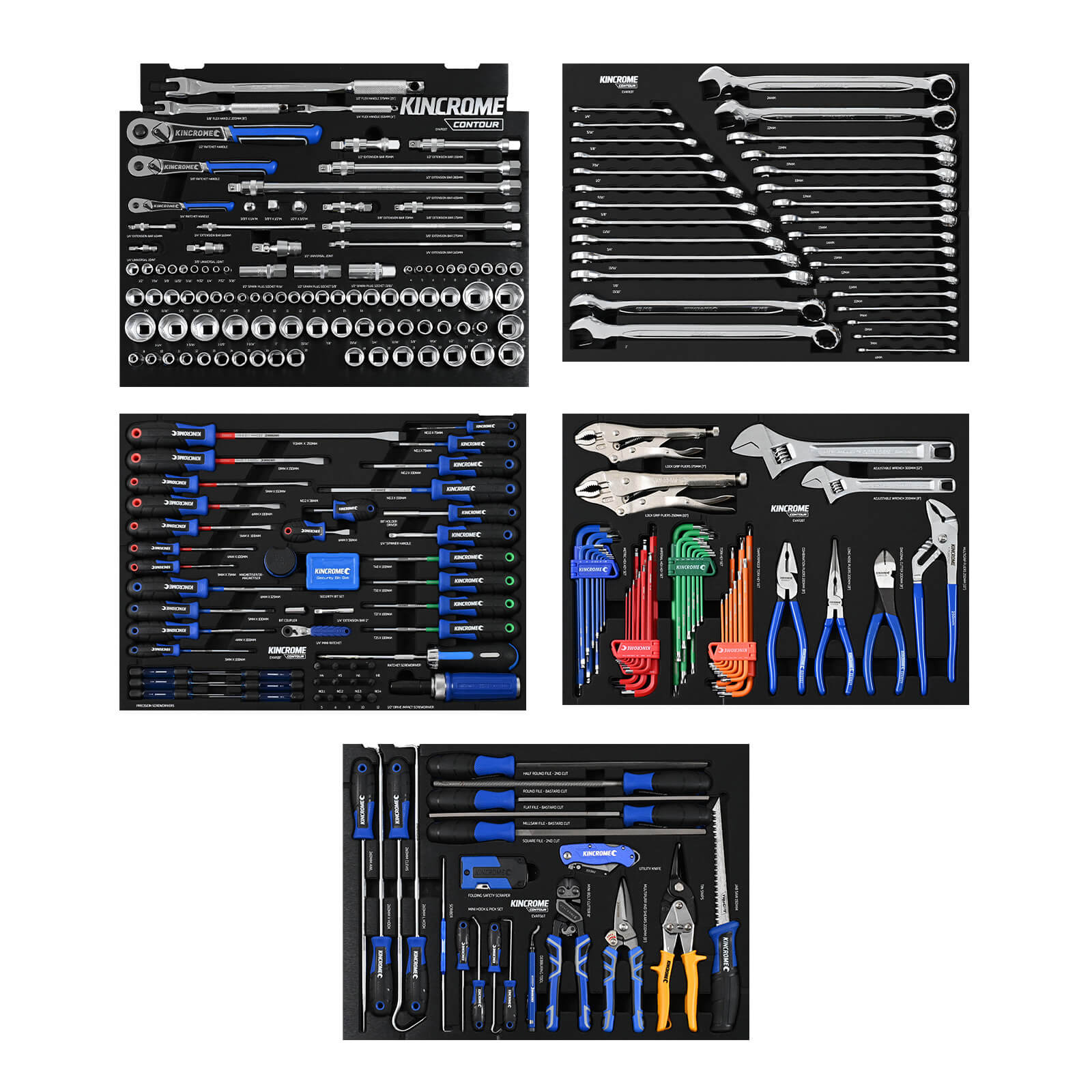 KINCROME286P TFL CONTOUR 5D CHST - BLK