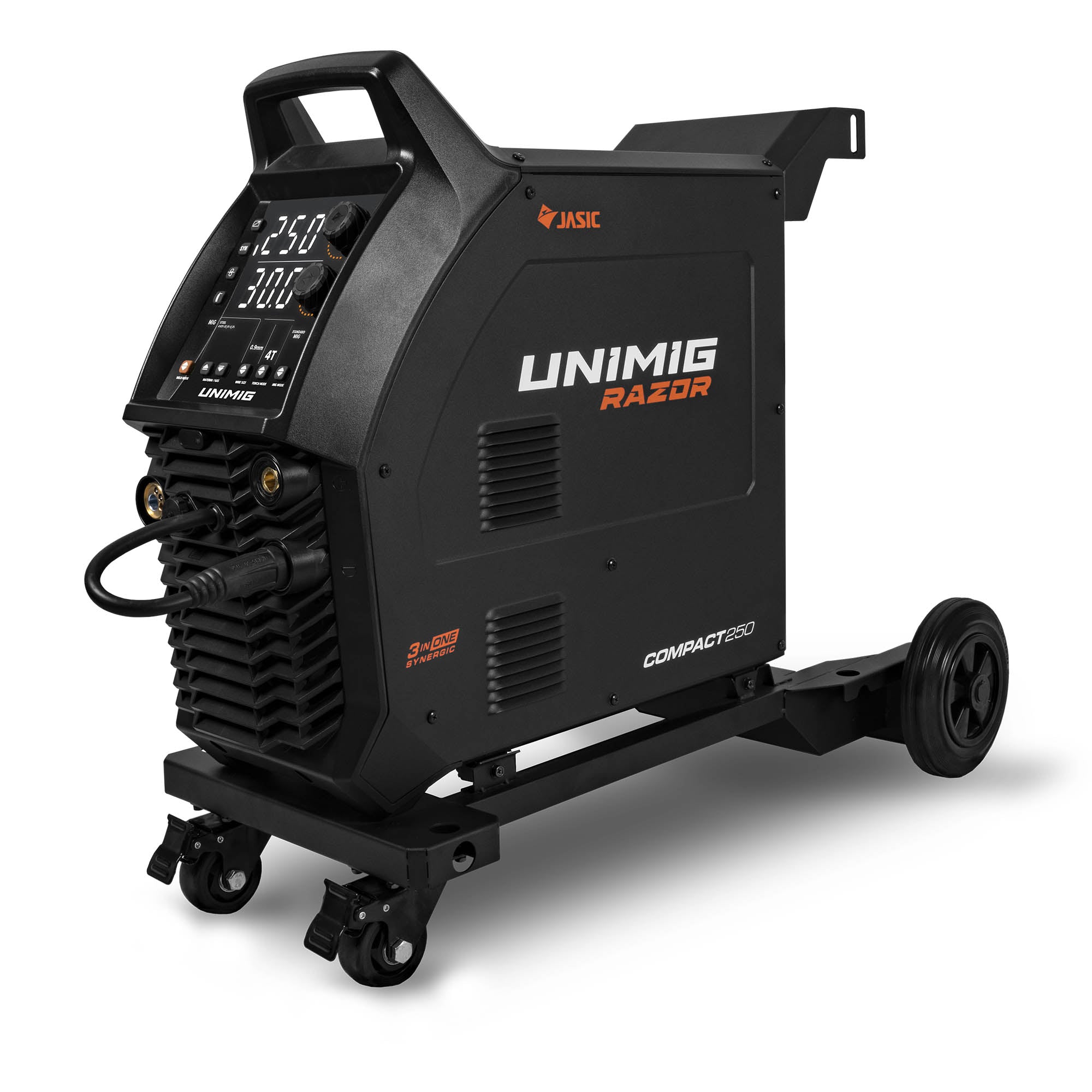 RAZOR 250 COMPACT MIG/TIG/STICK Welder ON WHEELS