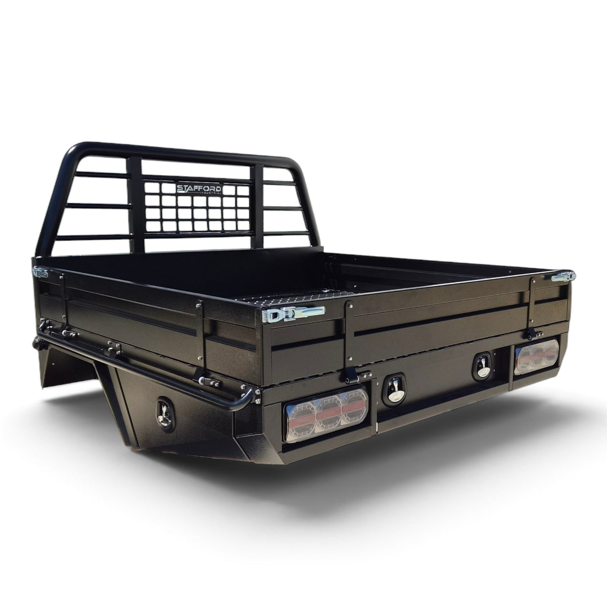 STAFFORD INDUSTRIAL ALUMINIUM UTE TRAY EXTRA WIDE 1875 X 1800 X 860MM RAW